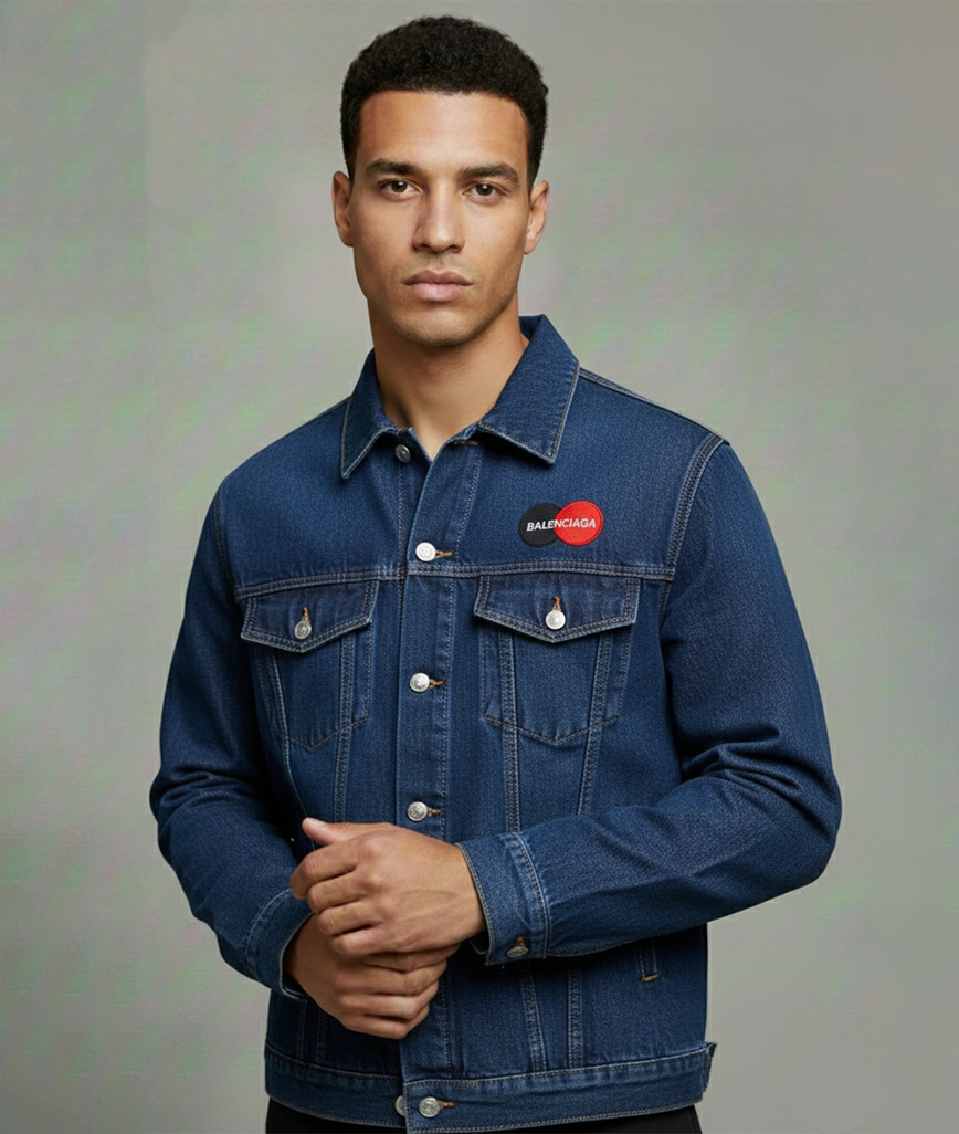 BALENCIAGA Mastercard Jeans Jacket