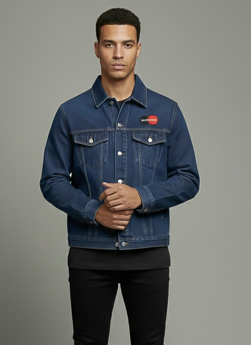 BALENCIAGA Mastercard Jeans Jacket