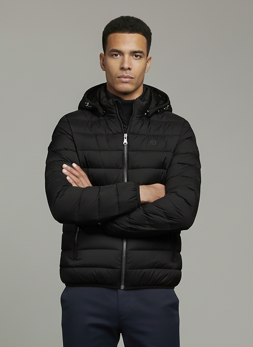ZEGNA Lightweight Puffer Jacket Black