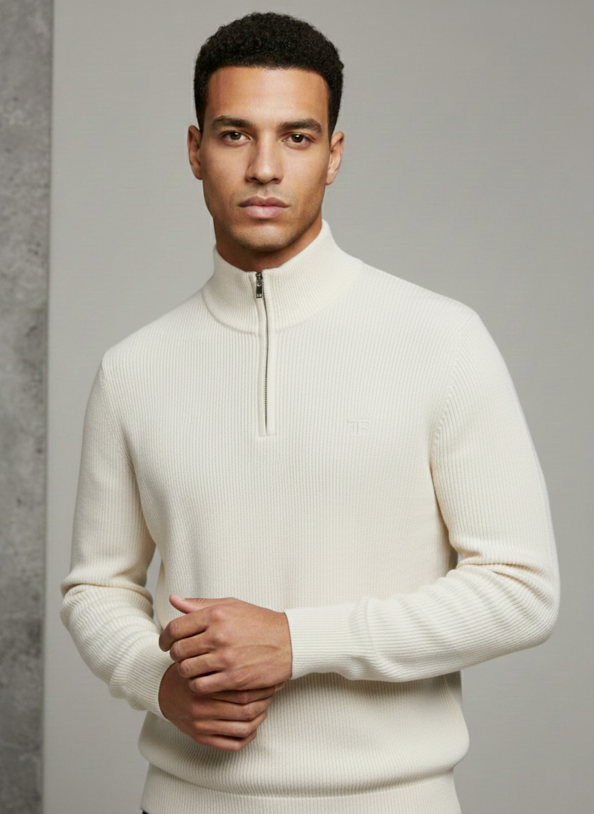 Tom Ford merino wool sweater White