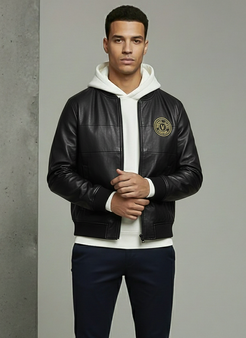 VERSACE JEANS COUTURE Leather Jacket