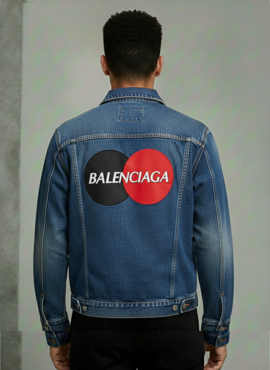 BALENCIAGA Mastercard Jeans Jacket