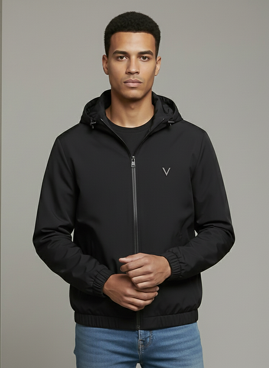 Valentino Garavani Streetwear Hodded Jacket