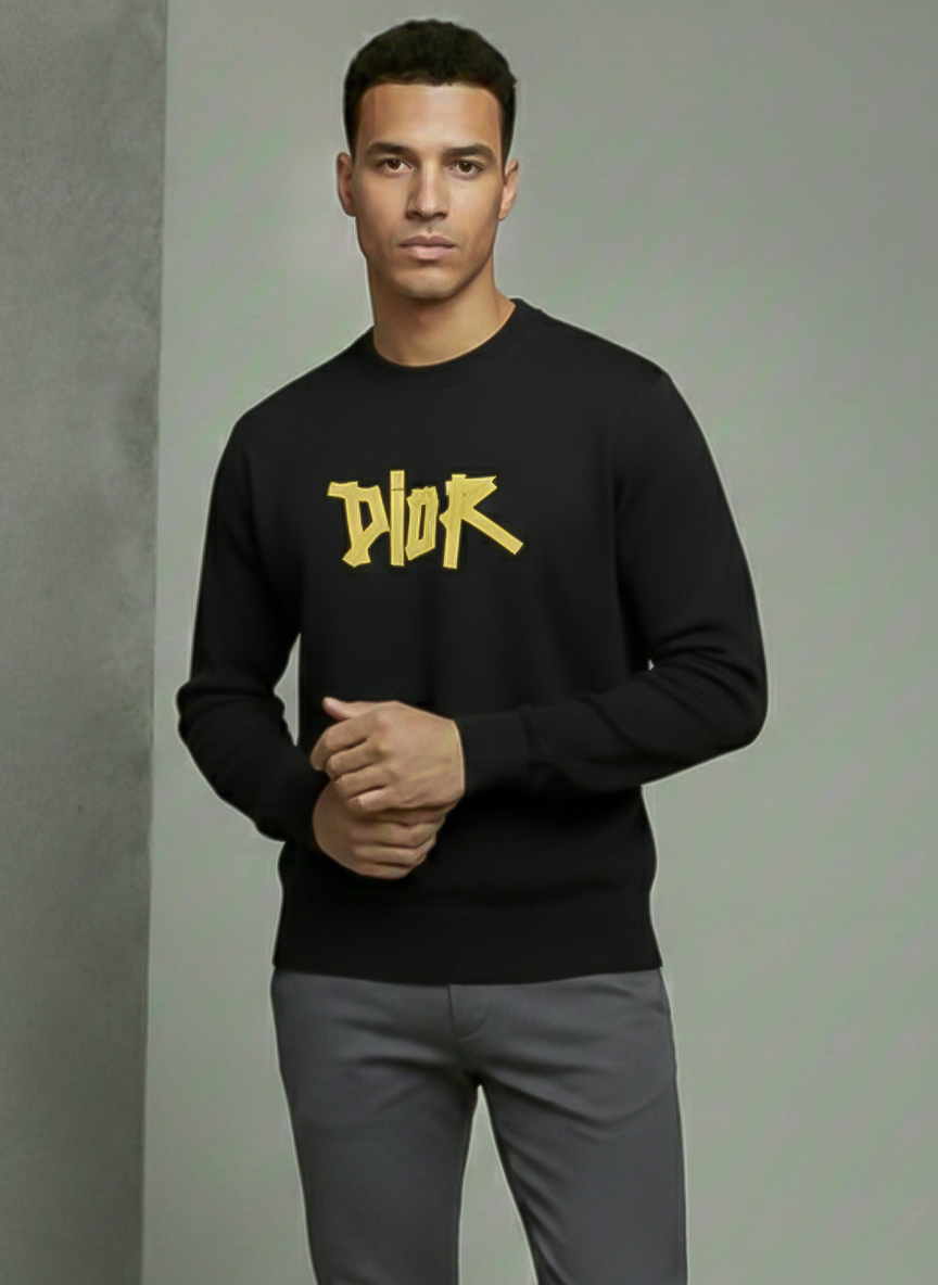 Dior Crewneck Sweatshirt Black