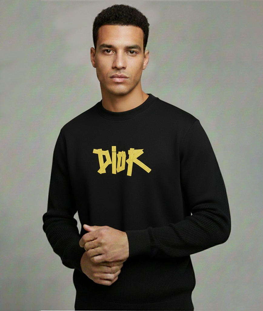 Dior Crewneck Sweatshirt Black