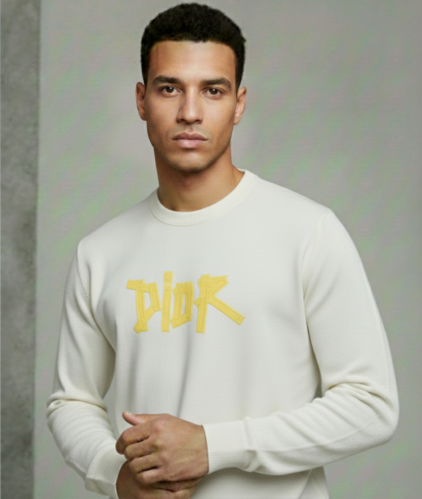 Dior Crewneck Sweatshirt White