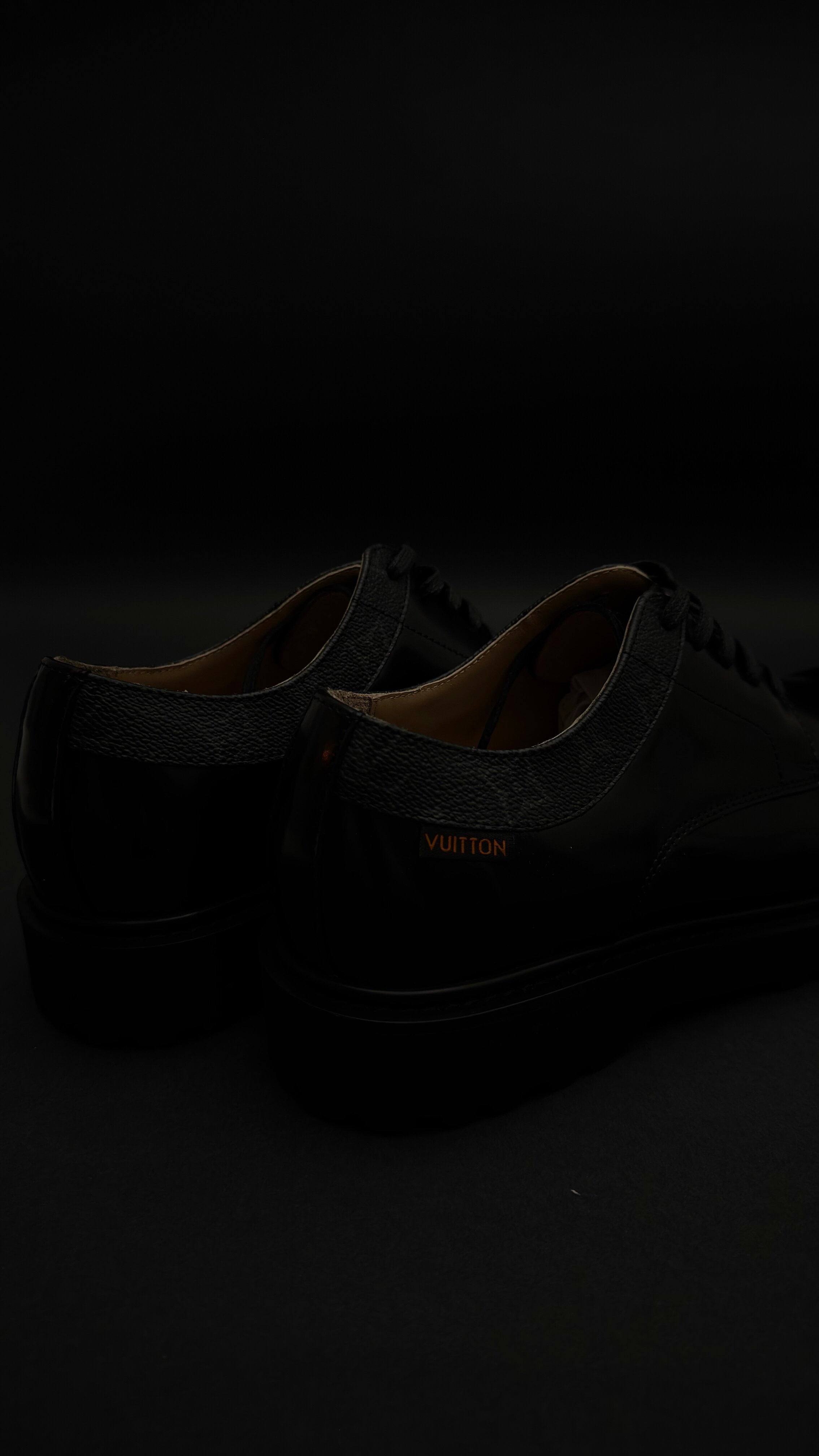 Louis Vuitton Monogram Collar Derby Shoes