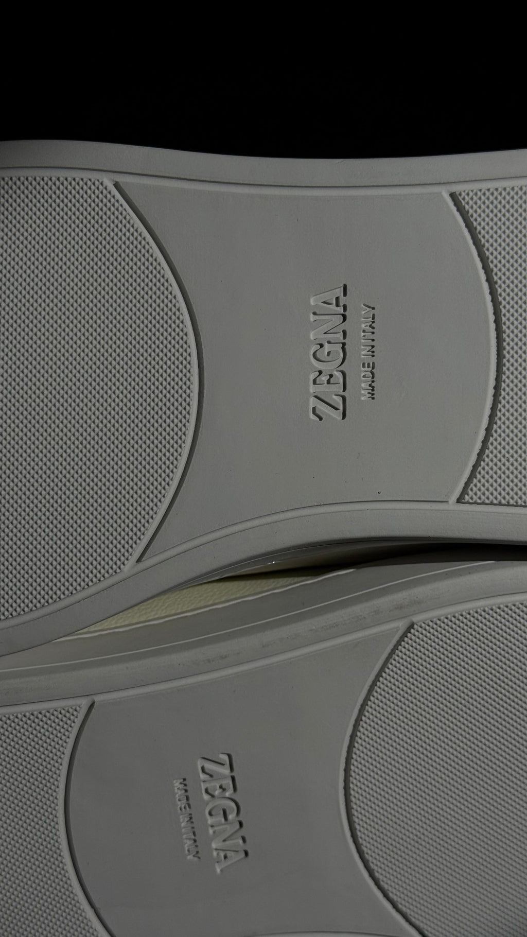 Zegna Triple Stitch Sneakers White