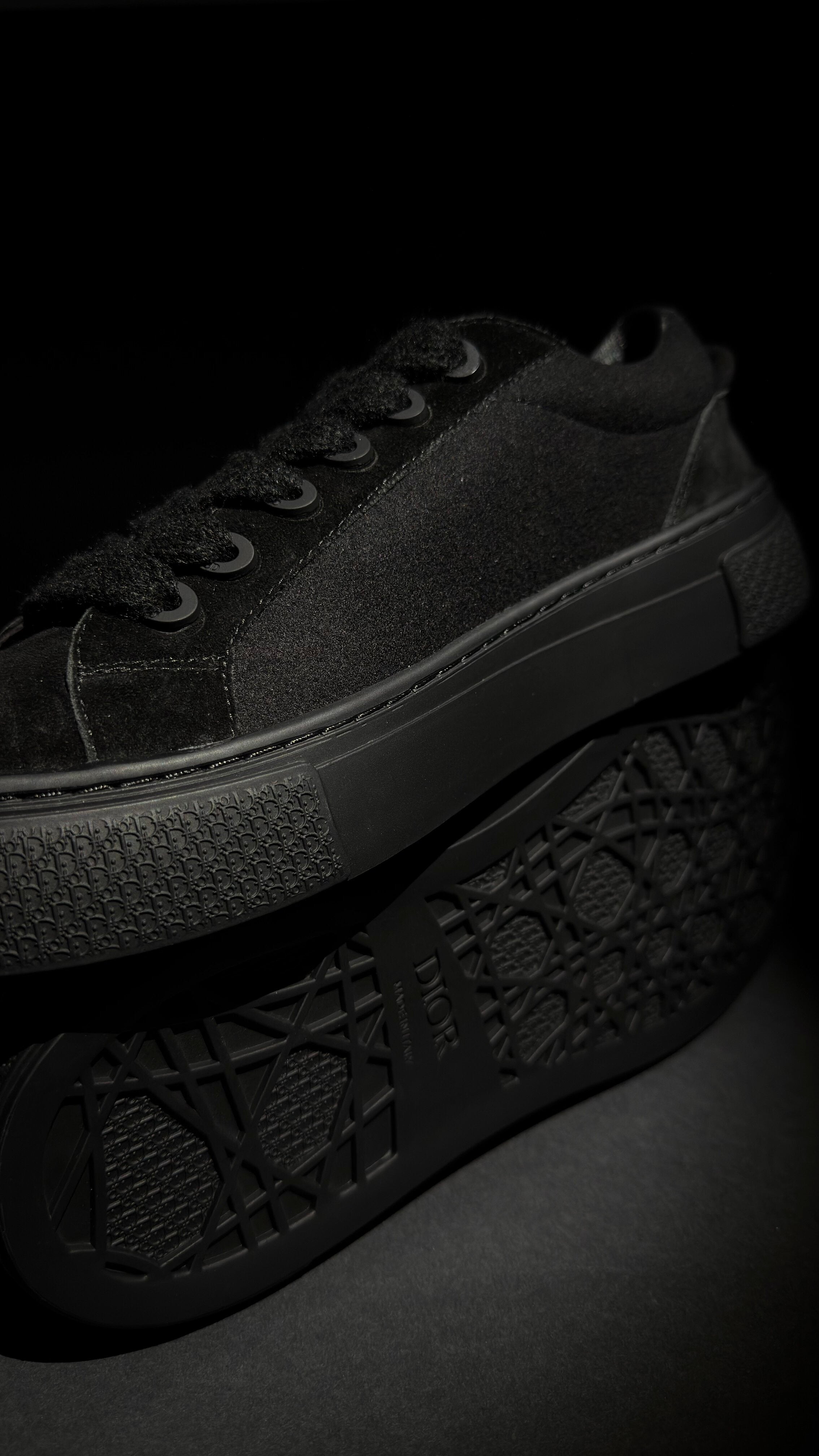 Dior B Court Sneaker – Black Suede