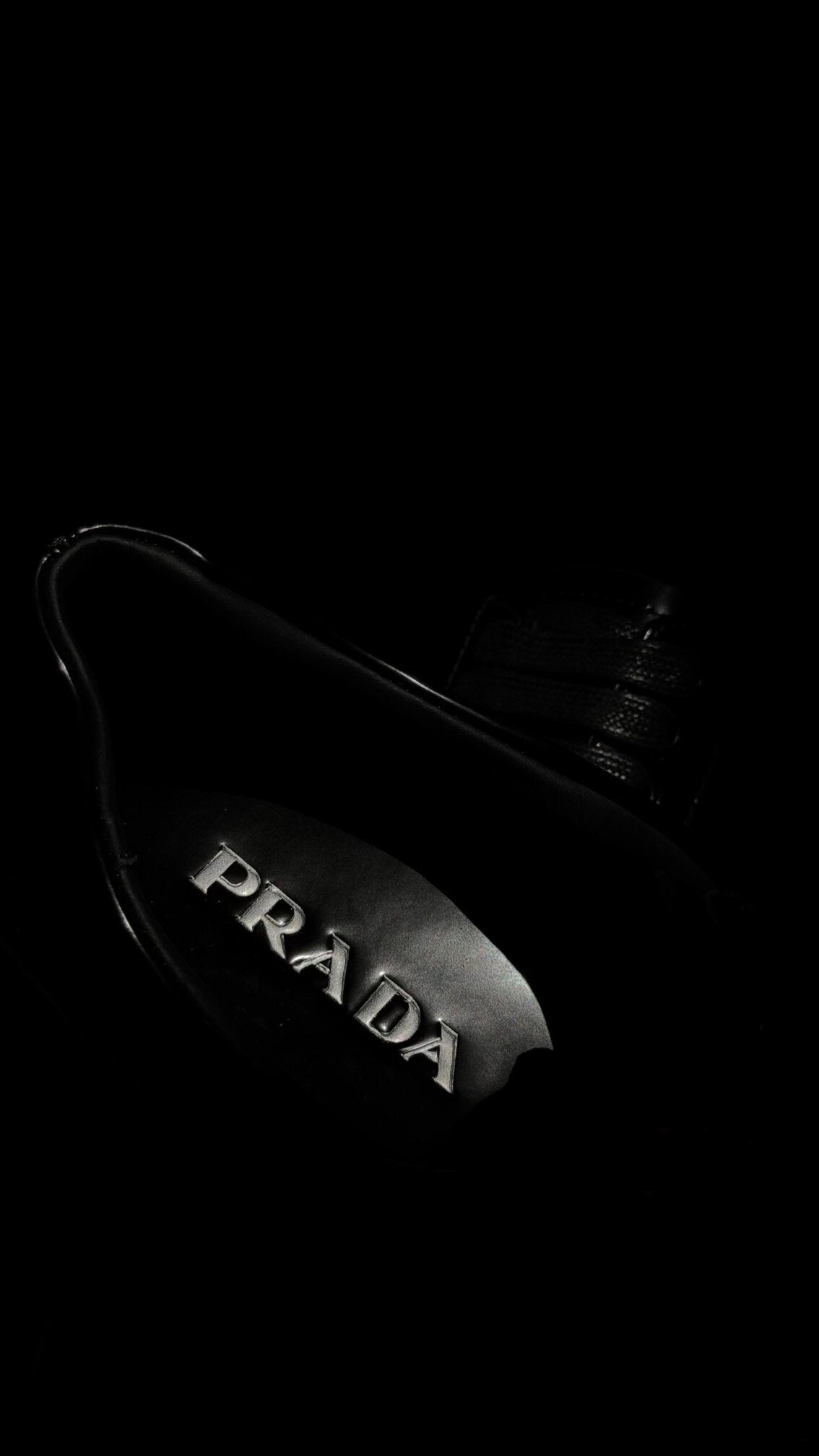 Prada Monolith Derby Shoes – Black Brushed Leather
