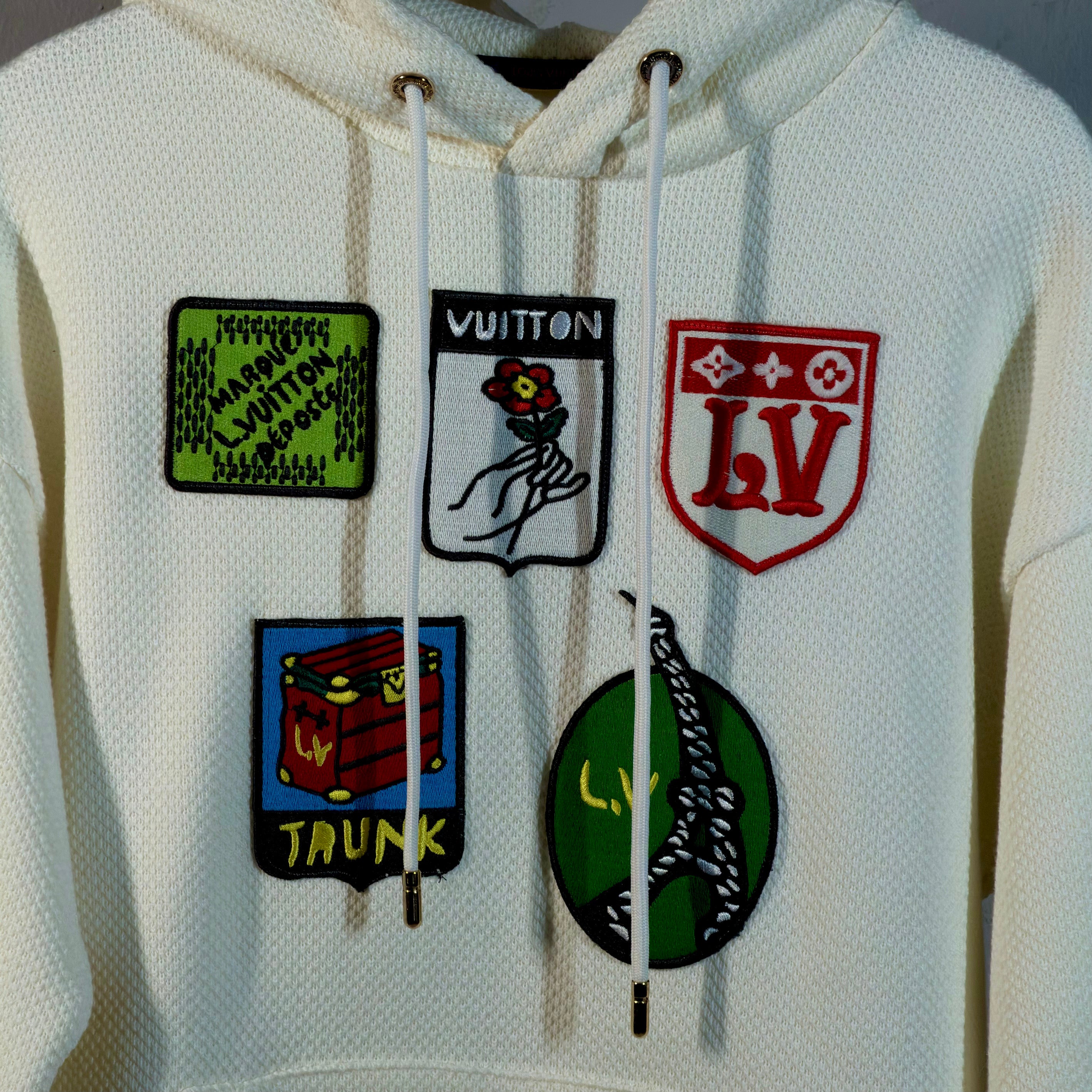 Louis Vuitton Hoodie with Embroidered Patches