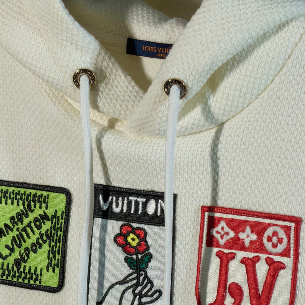 Louis Vuitton Hoodie with Embroidered Patches