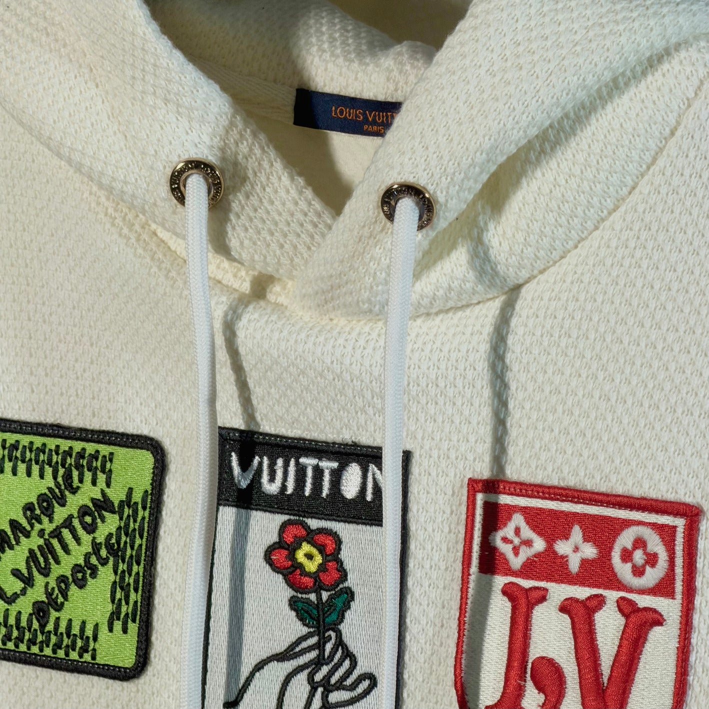 Louis Vuitton Hoodie with Embroidered Patches