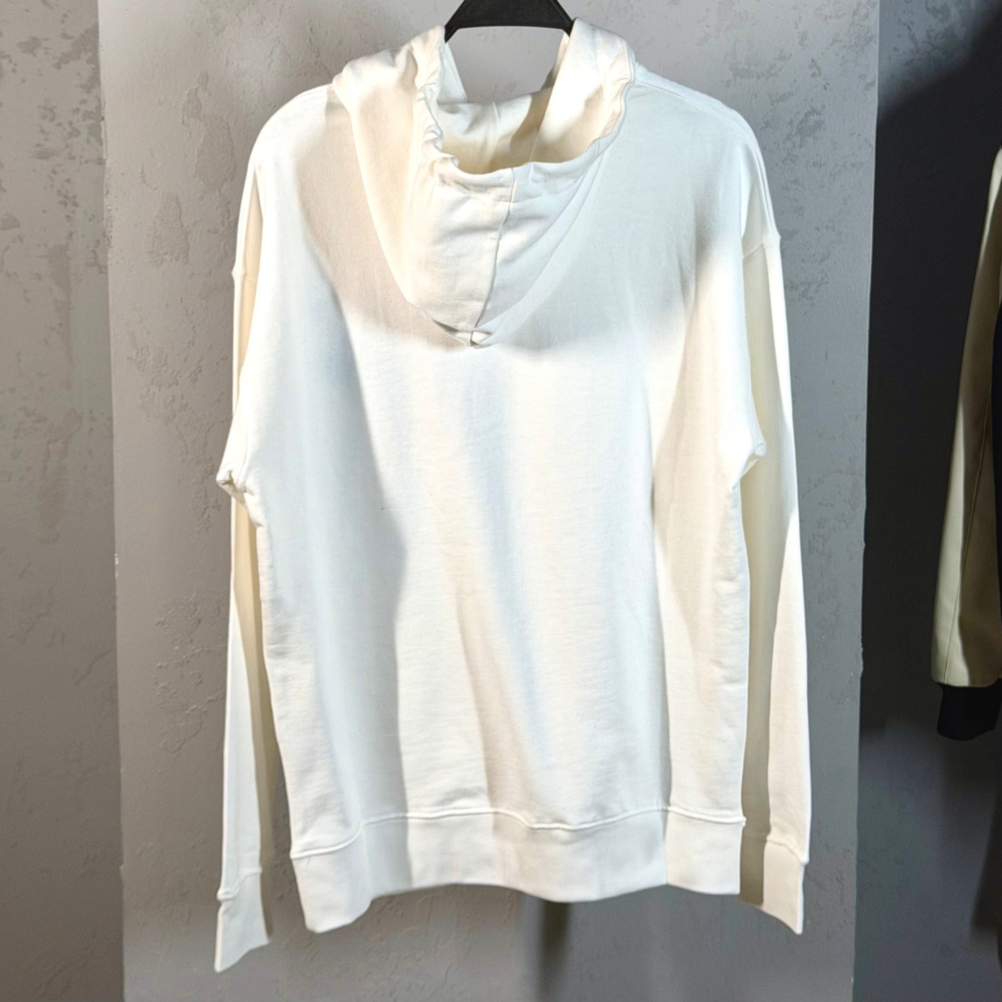 Casablanca Embroidered Logo Hoodie – White