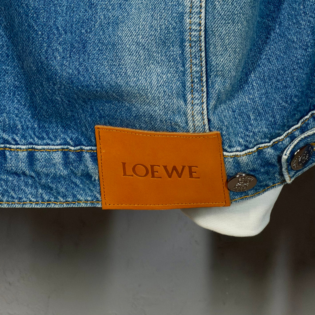 LOEWE Embroidered Logo denim jacket