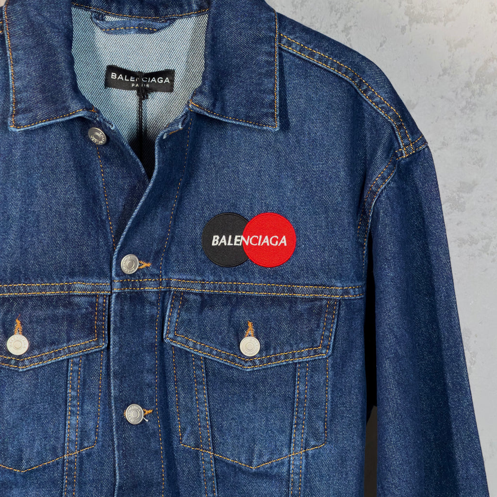 BALENCIAGA Mastercard Jeans Jacket