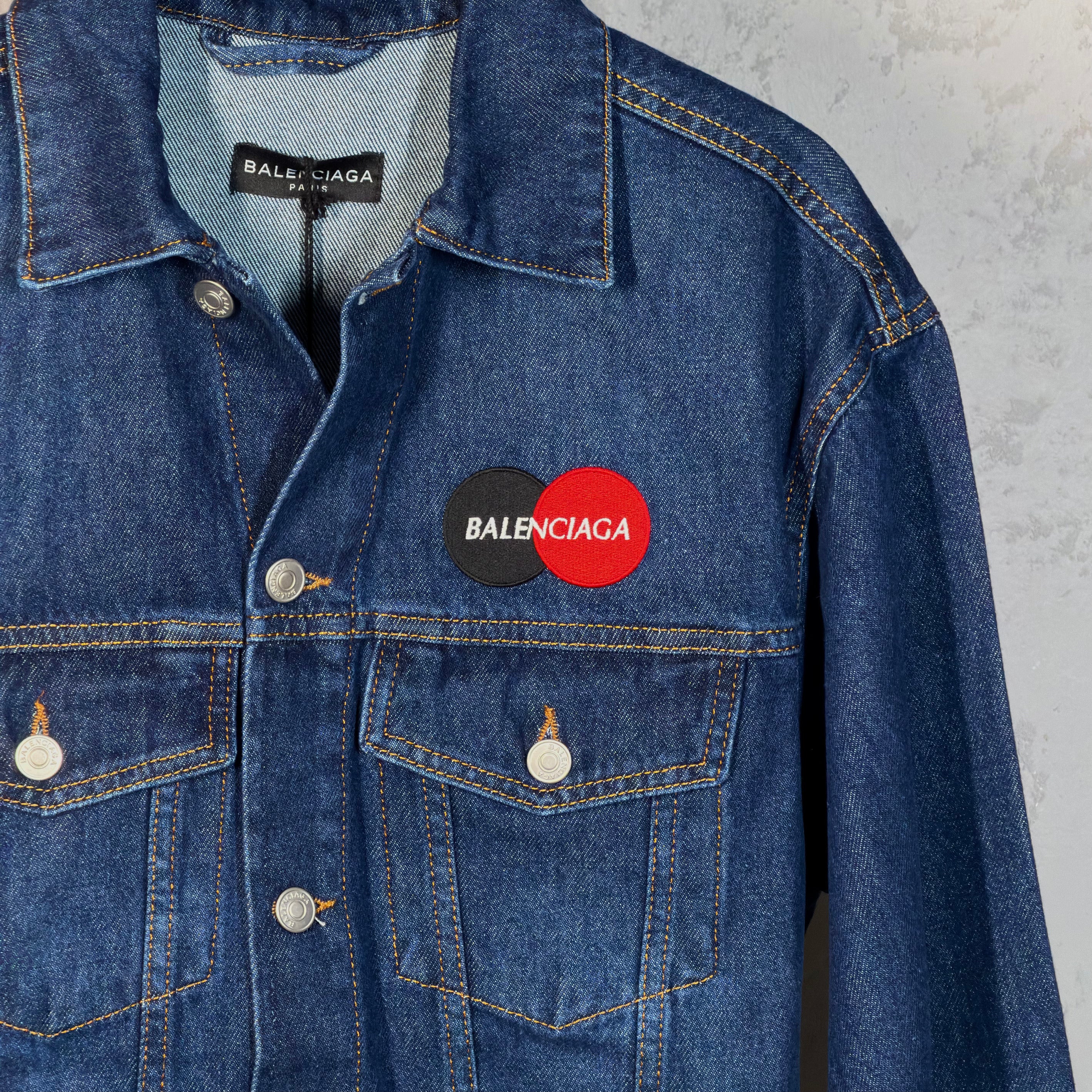 BALENCIAGA Mastercard Jeans Jacket