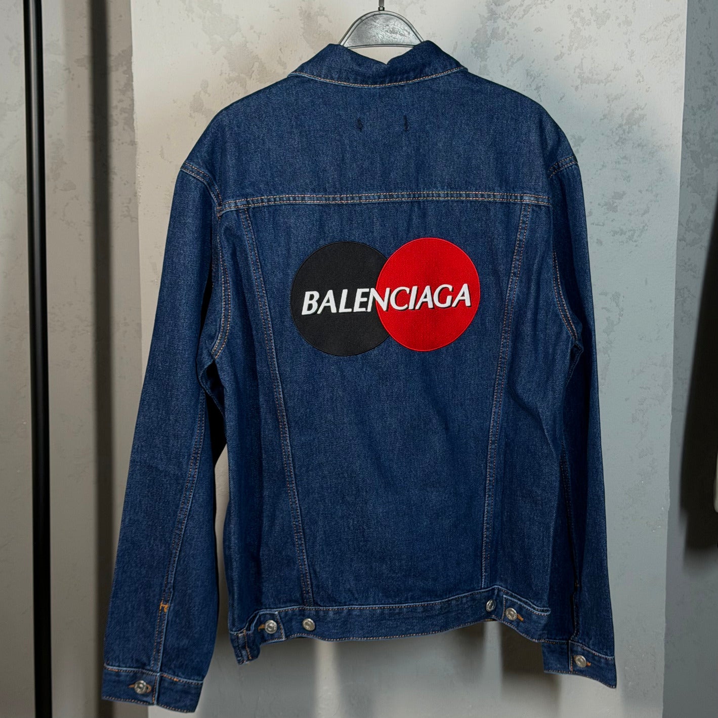 BALENCIAGA Mastercard Jeans Jacket