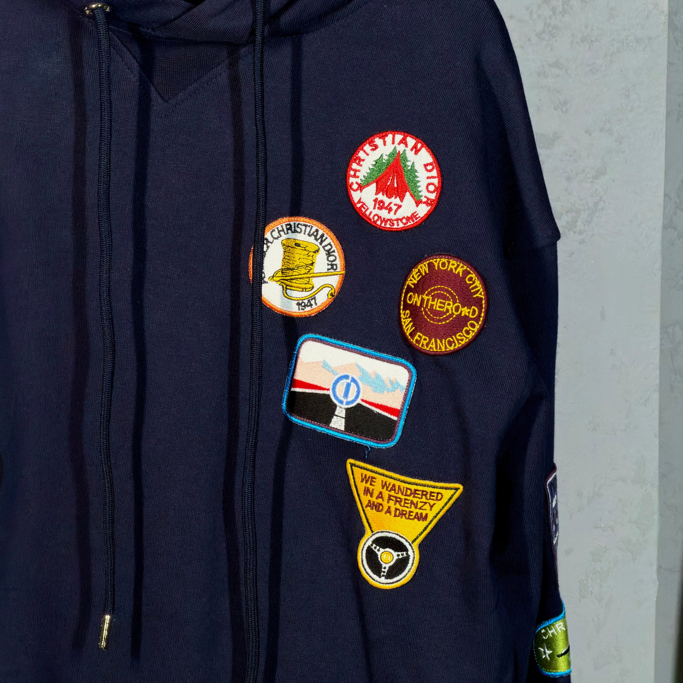 Christian Dior Patch Embroidered Hoodie