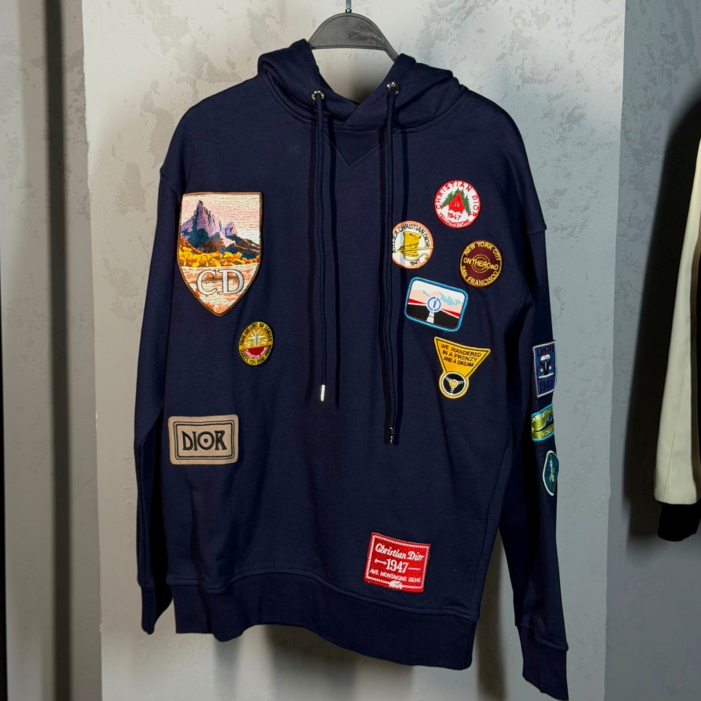 Christian Dior Patch Embroidered Hoodie