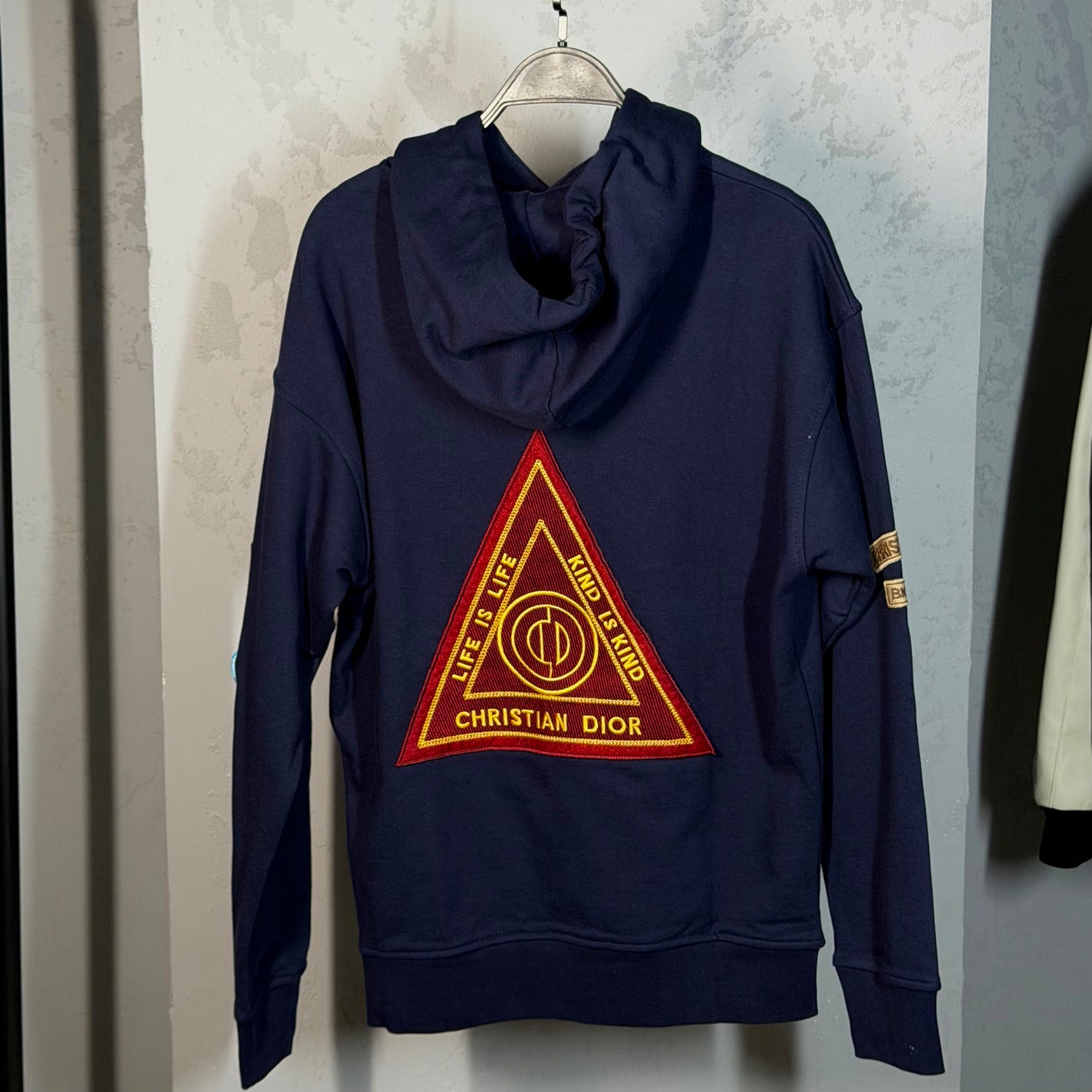 Christian Dior Patch Embroidered Hoodie