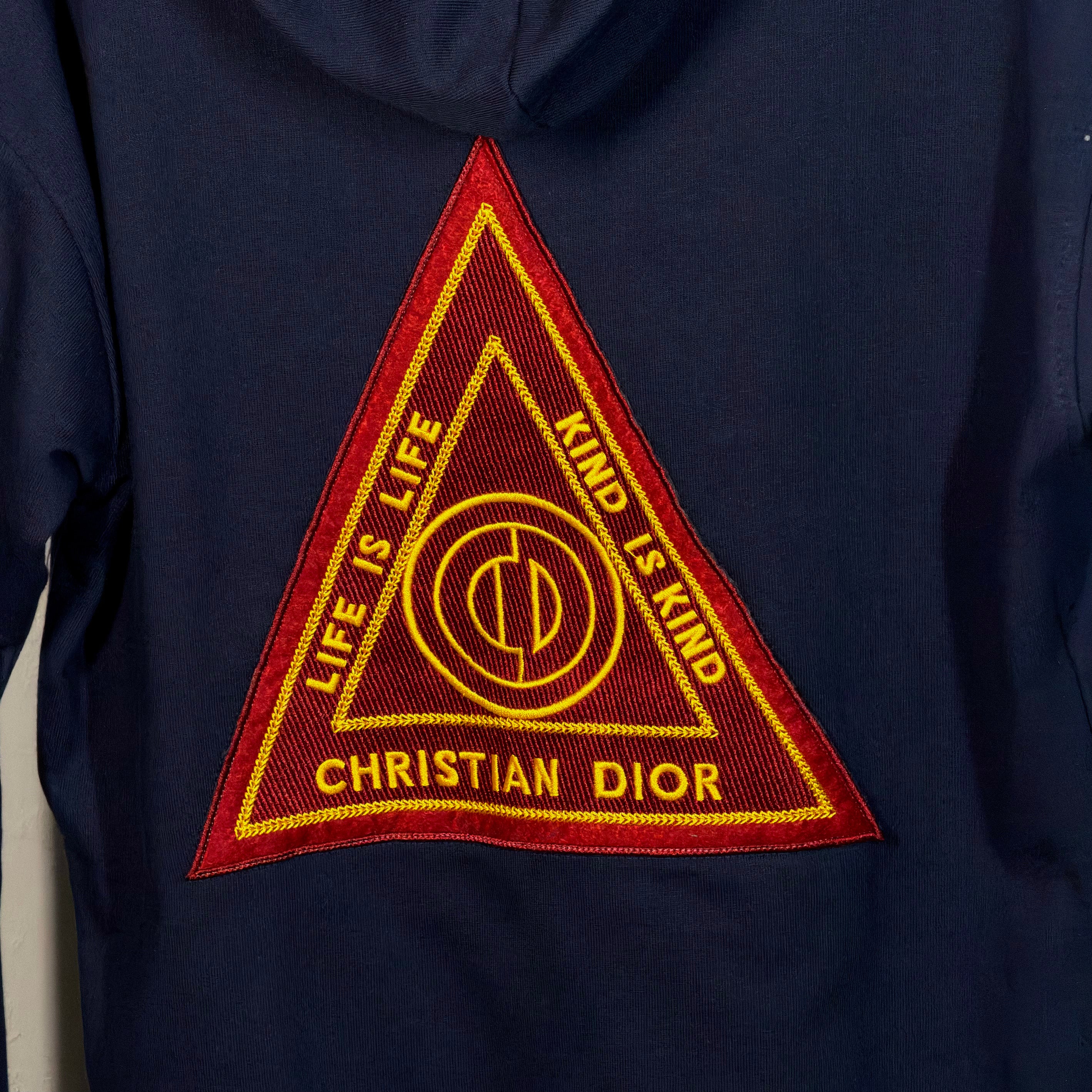 Christian Dior Patch Embroidered Hoodie