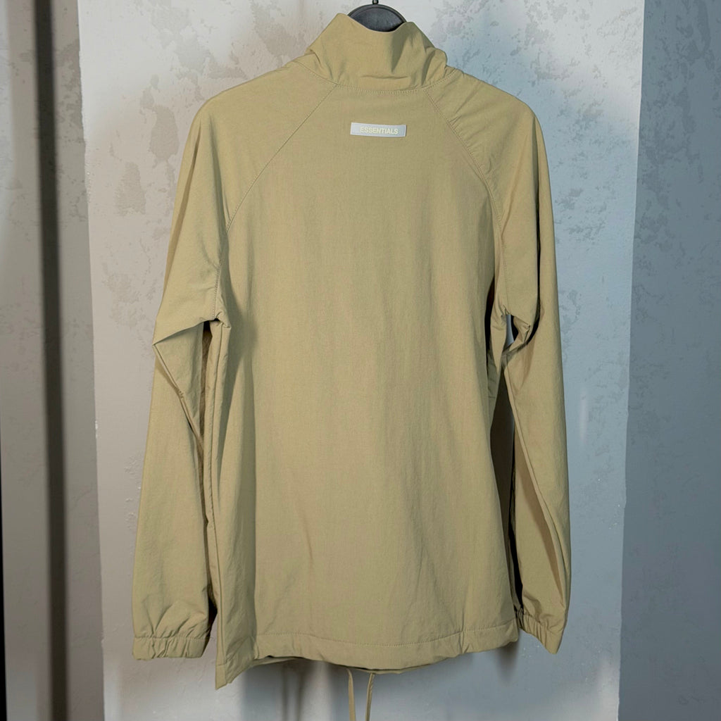 Essential Half Zip Track Jacket Sand-Beige