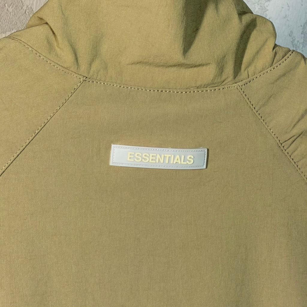 Essential Half Zip Track Jacket Sand-Beige