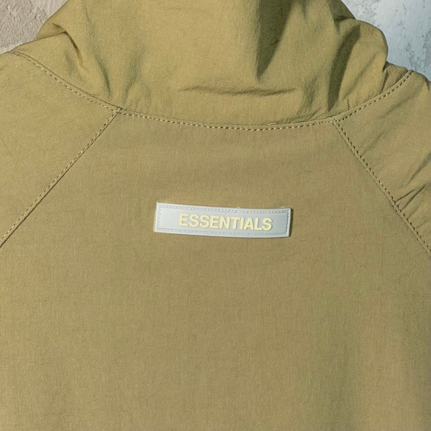 Essential Half Zip Track Jacket Sand-Beige