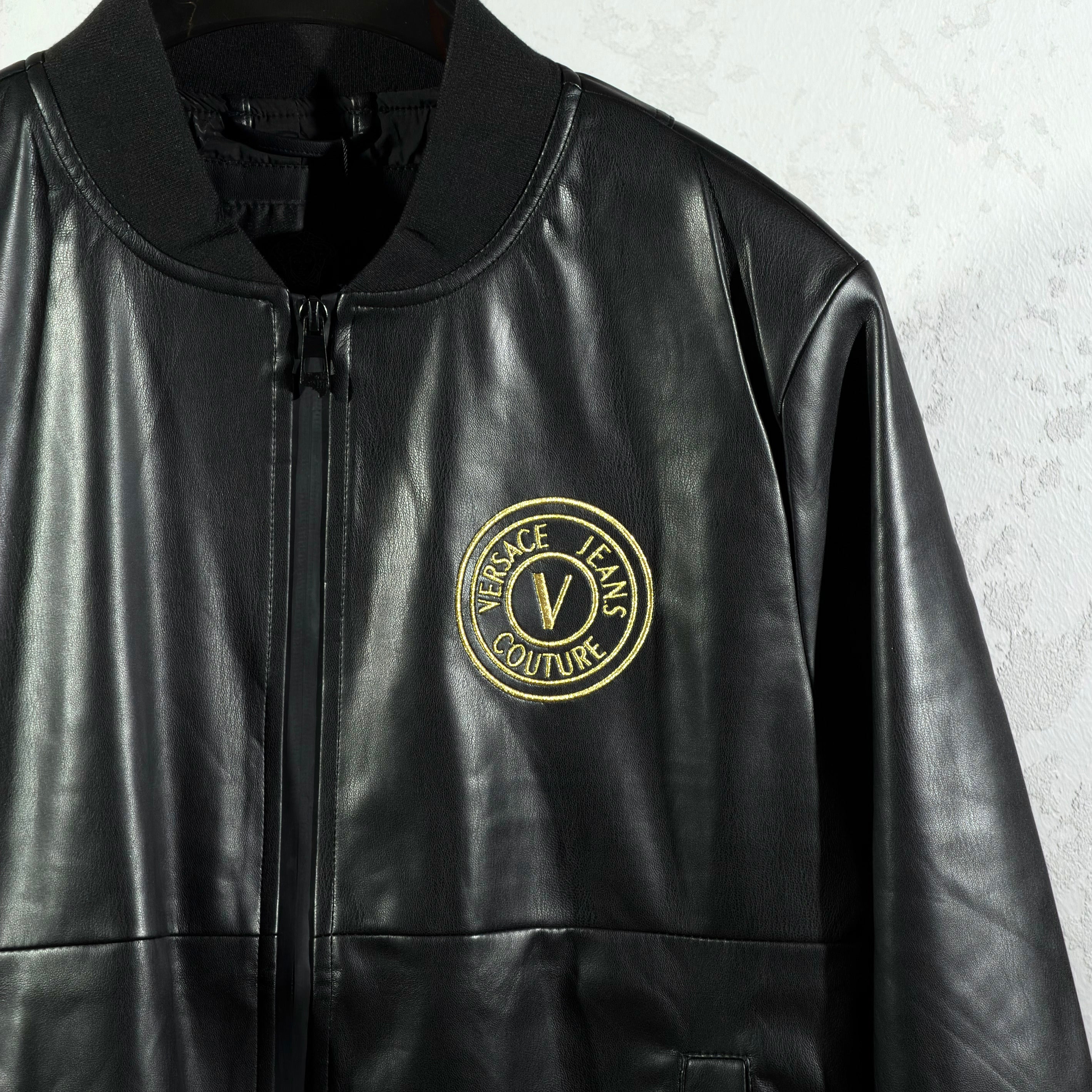 VERSACE JEANS COUTURE Leather Jacket