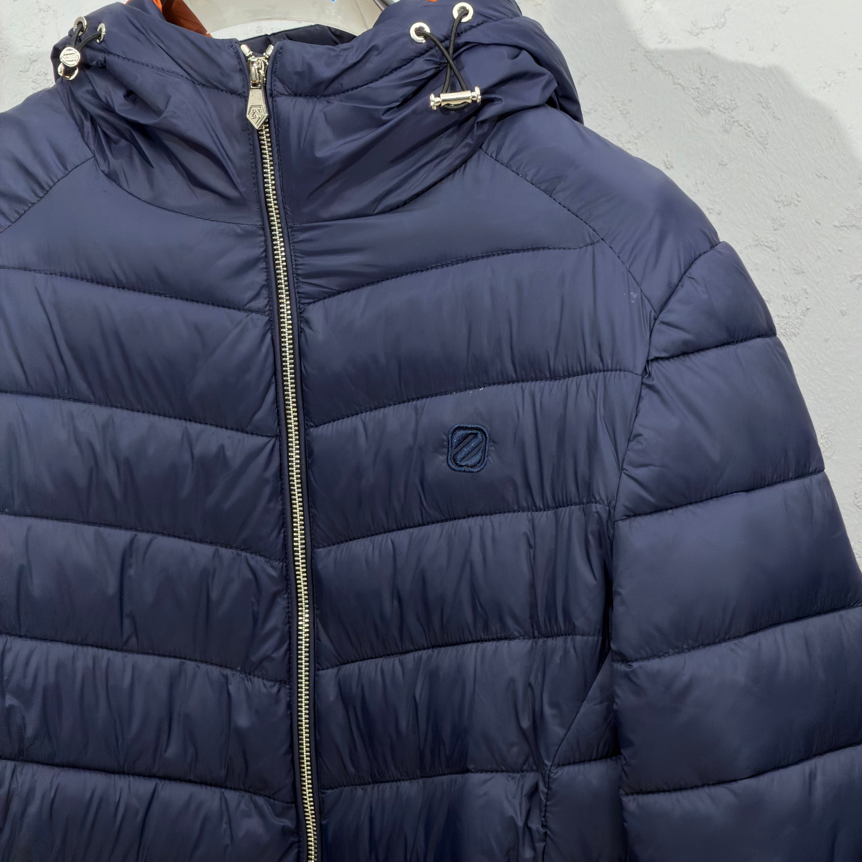 ZEGNA Lightweight Puffer Jacket Dark Blue