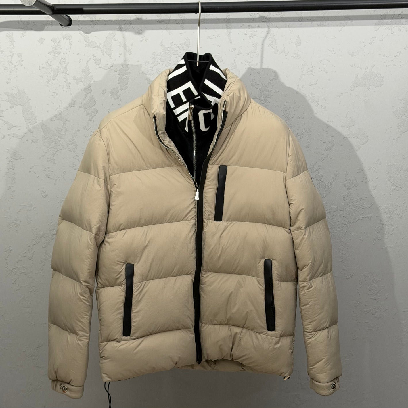 Calvin Klein Jeans Puffer Jacket Beige