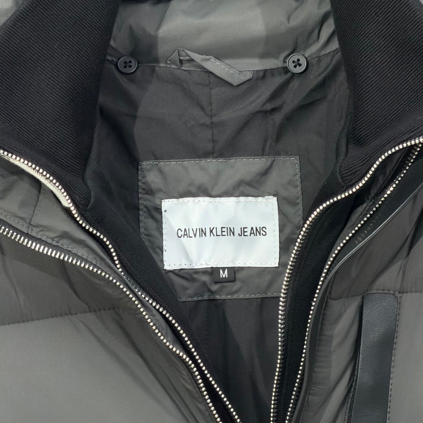 Calvin Klein Jeans Puffer Jacket Gray