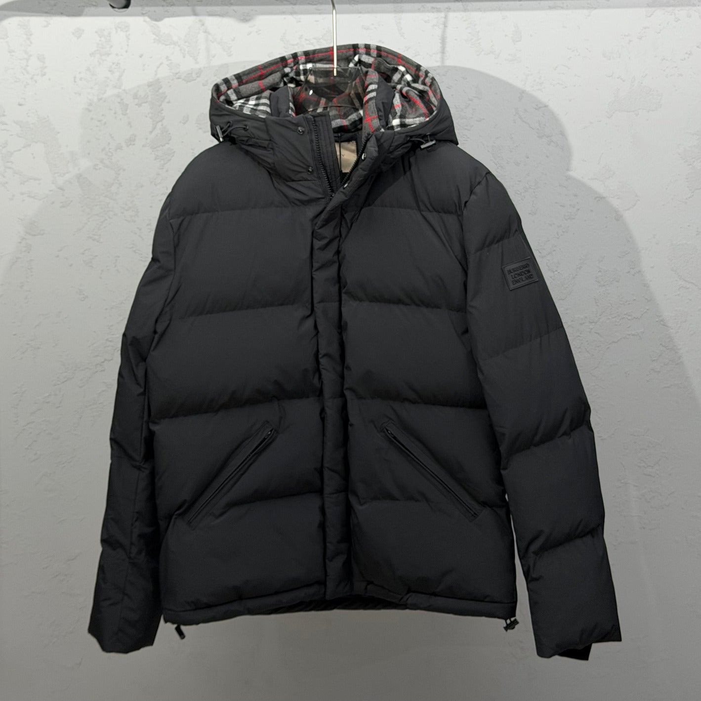 Burberry Black Hooded Down Puffer Jacket