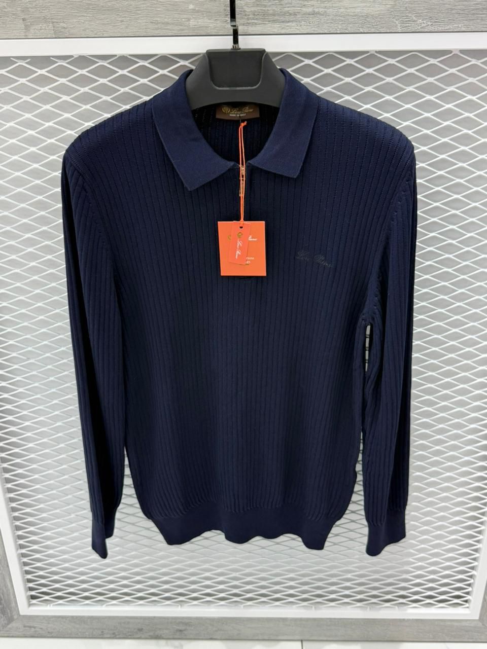Loro Piana Polo Sweater Navy