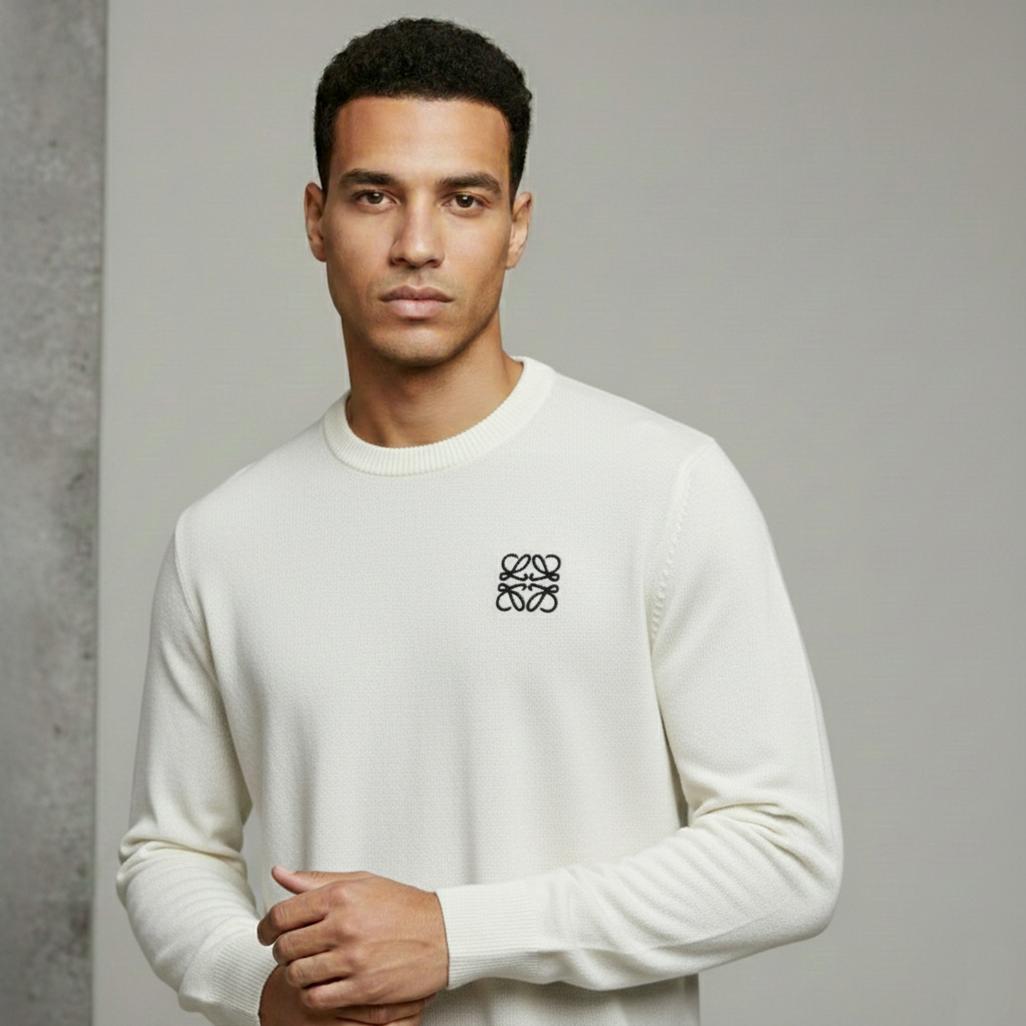 Loewe Anagram Crewneck Knit Sweater
